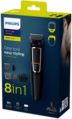 Philips 8 en 1 Multifuncion, Recortadora, Afeitadora.