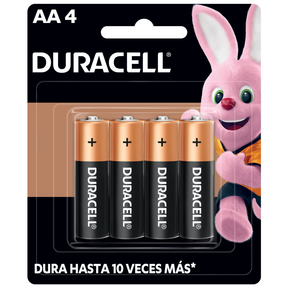 PILAS ALKALINAS AA PACK DE 4 DURACELL