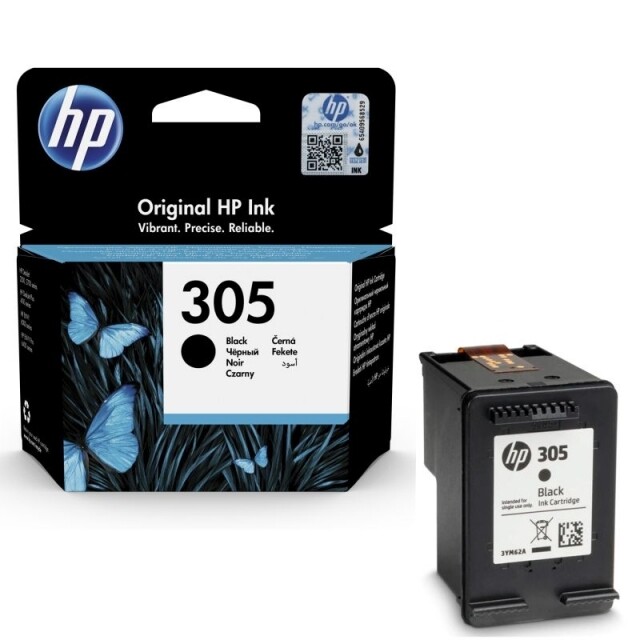 HP 305 CARTUCHO TINTA NEGRO ORIGINAL