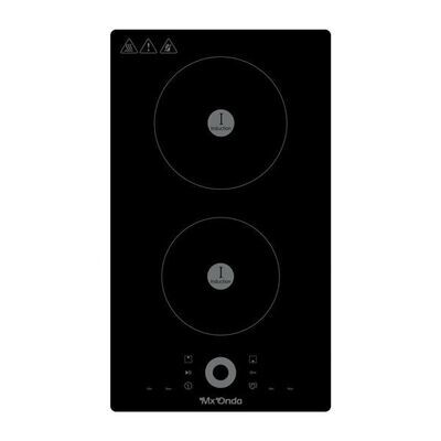 PLACA DE INDUCCIÓN ENCASTRAR-SOBREMESA 2FUEGOS 3.200W. MX-ONDA