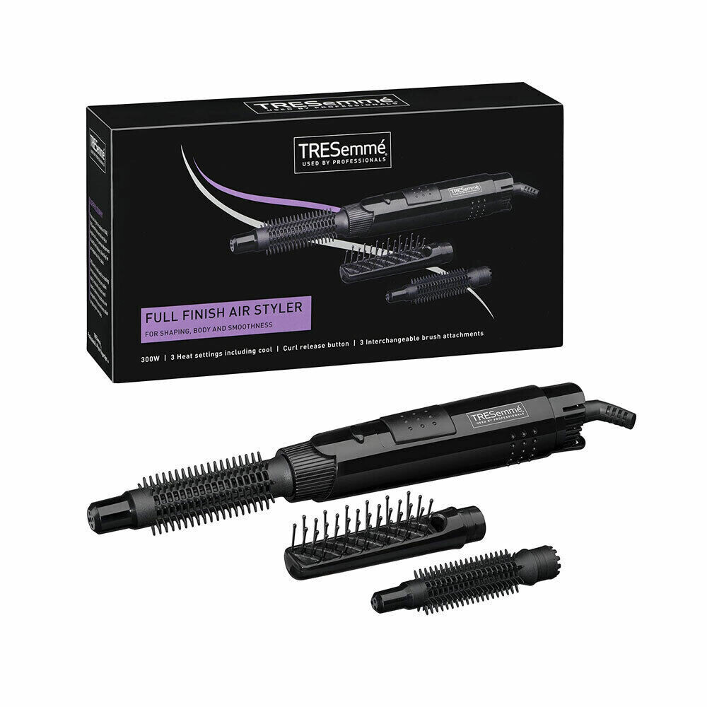 Tresemme completo acabado aire caliente Styler con 3 cepillos.