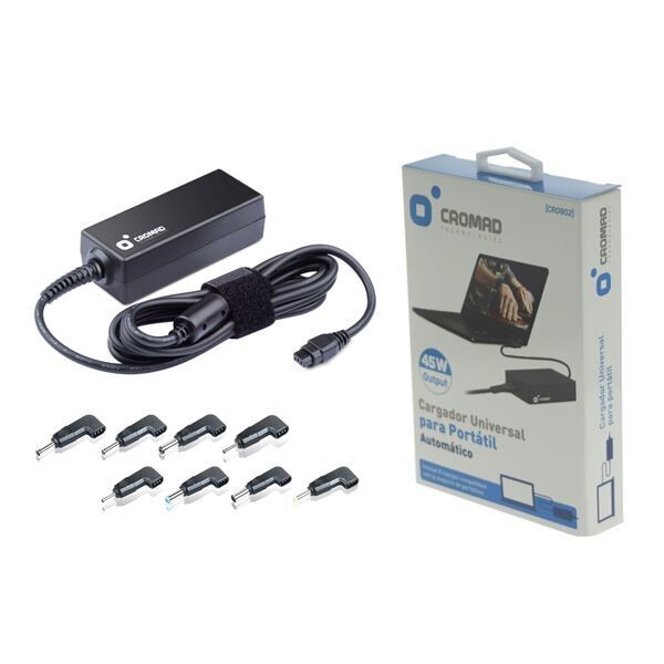 CARGADOR UNIVERSAL AUTOMÁTICO 45W CROMAD