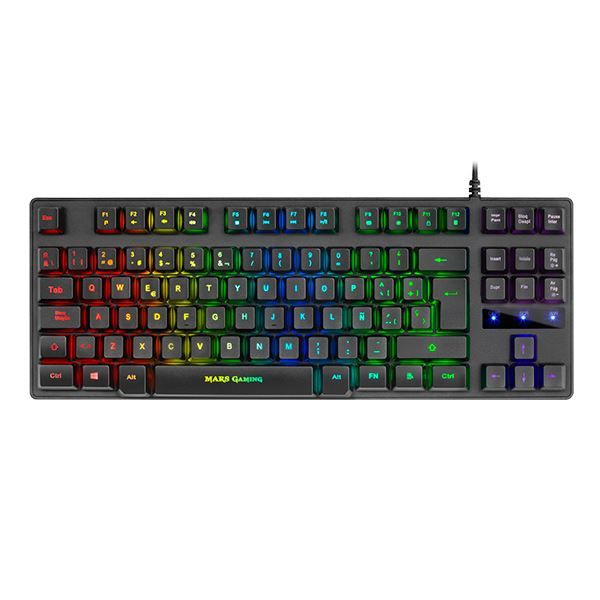 TECLADO H-MECANICO COMPACTO TKL MARS GAMING MKTKL SWITCH RED MARS GAMING