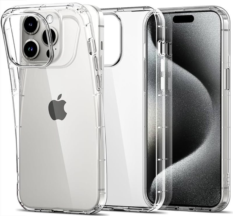Funda movil transparente con bordes reforzados
