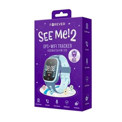 Forever Reloj Infantil con GPS KW-310 See Me 2 Azul