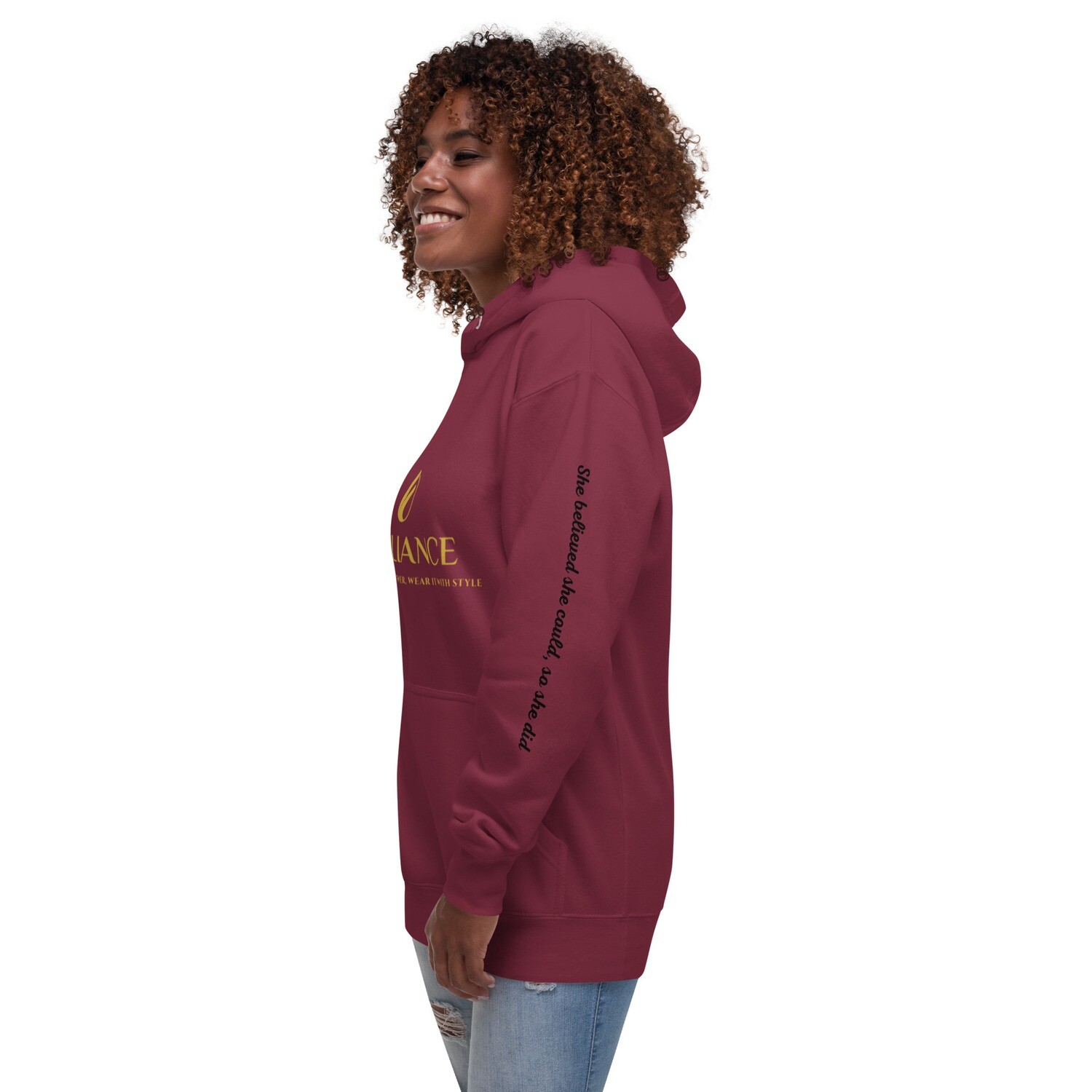 Unisex Hoodie She believed she could so she did