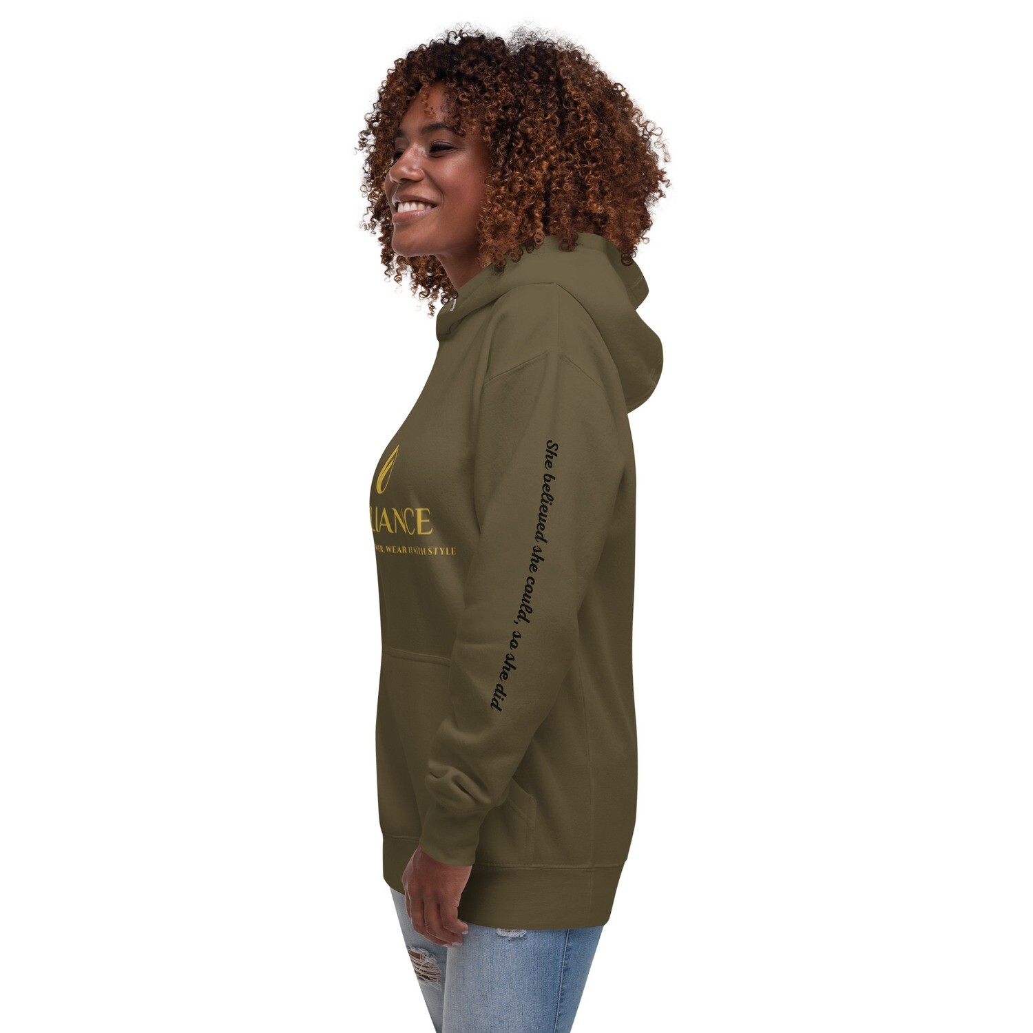 Unisex Hoodie She believed she could so she did