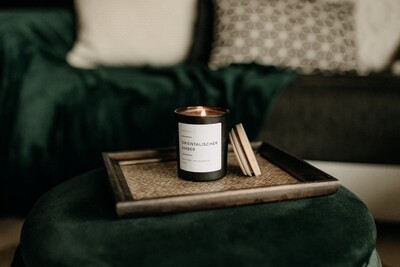 Duftkerze im Glas - Orientalischer Amber