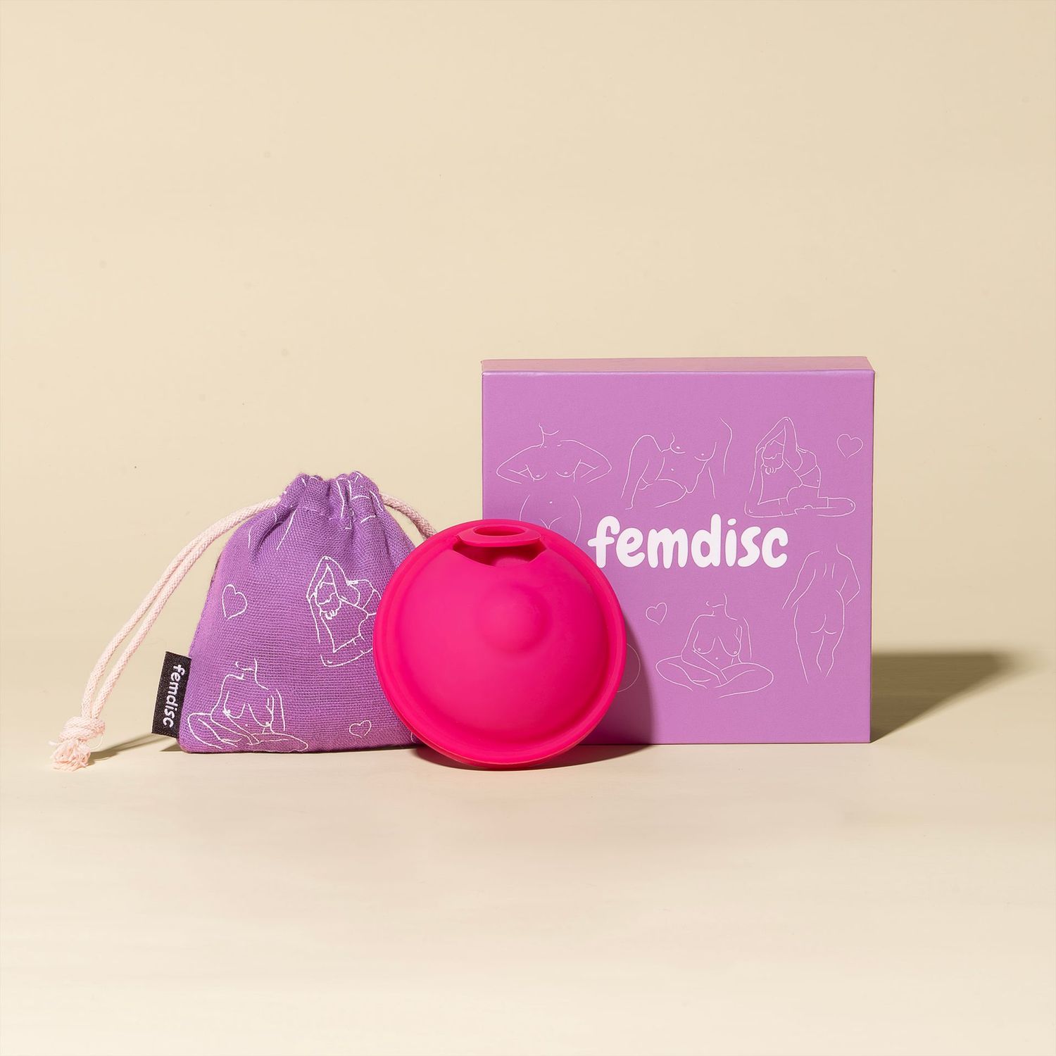 Femdisc - Menstruationsscheibe mit Lasche