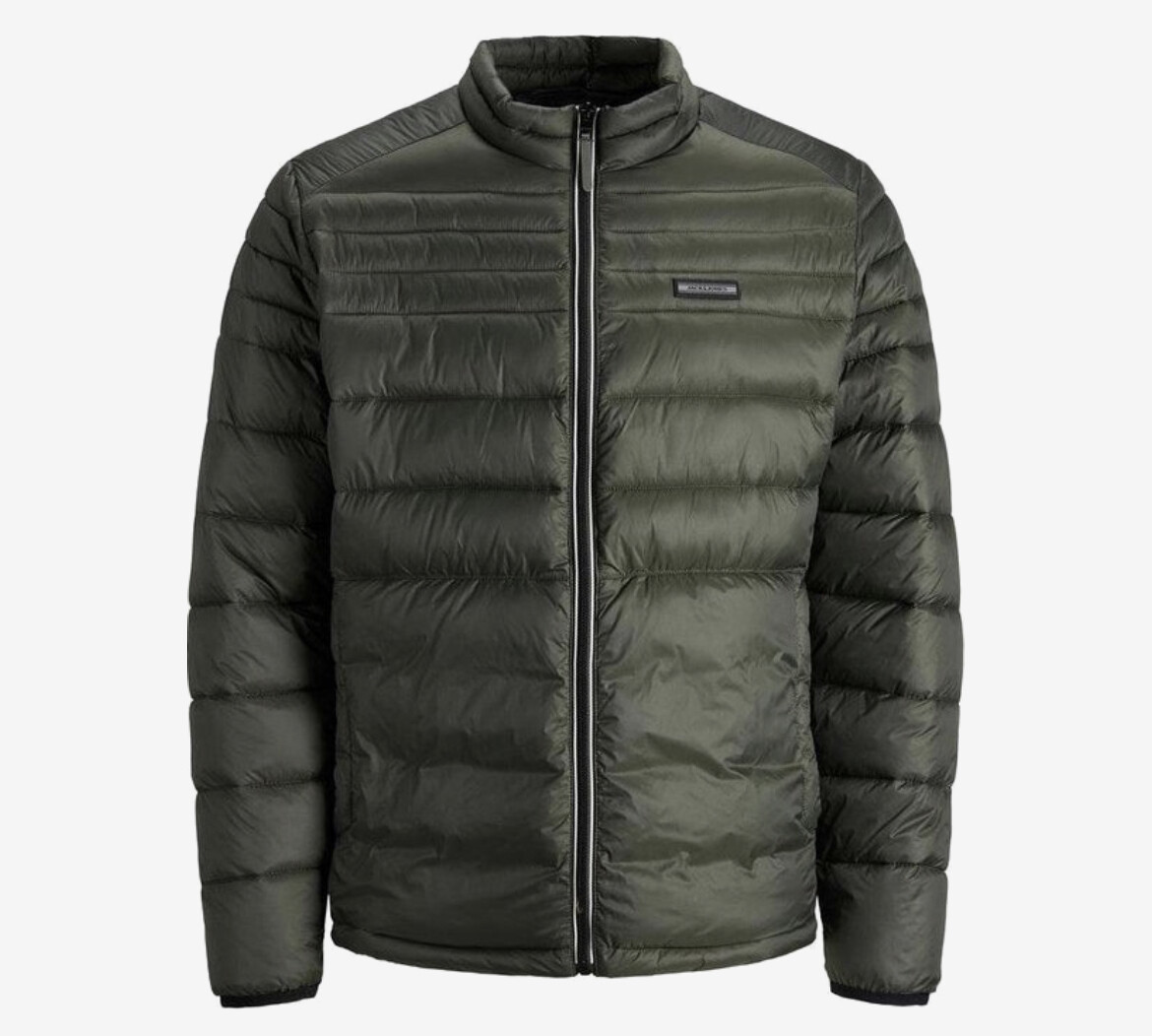 Jack &amp; Jones Jjeace puffer Collar Forest night