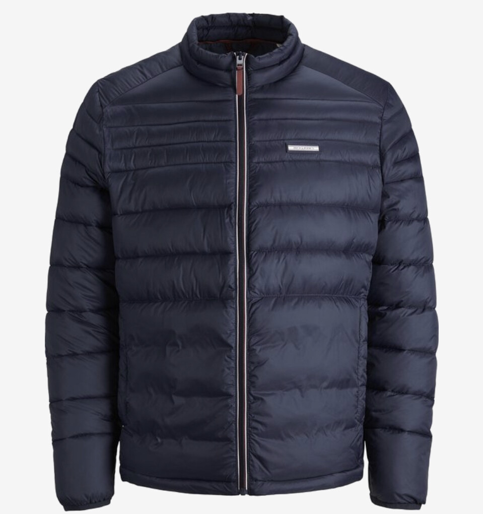Jack &amp; Jones Jjeace puffer Collar Navy Blazer