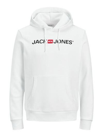 Jack&amp;Jones jjecorpold logo sweat wit
