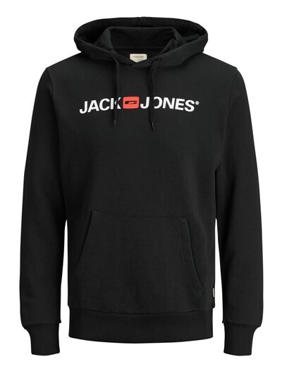 Jack&amp;Jones jjecorpold logo sweat zwart