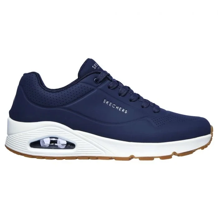 Skechers Uno stand on Navy