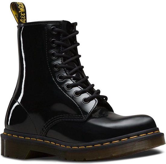 dr Martens 1460 W Patent lamper zwart