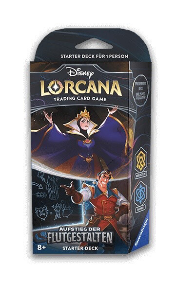 Disney Lorcana - Aufstieg der Flutgestalten Starter Deck Bernstein und Saphir