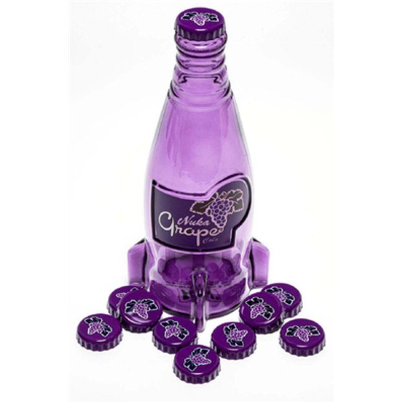 Fallout "Nuka Cola Grape" Glasflasche und Kronkorken