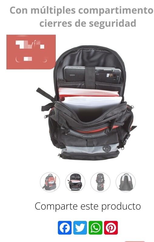 Mochila Ratio 18 bolsillos Mochila portaherramientas RATIO BackPack 5050
