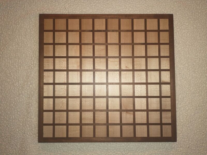 Reversible Checker Cutting Board and Tray