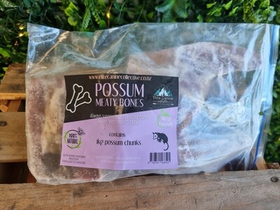 Raw Possum Meaty Bones 1kg