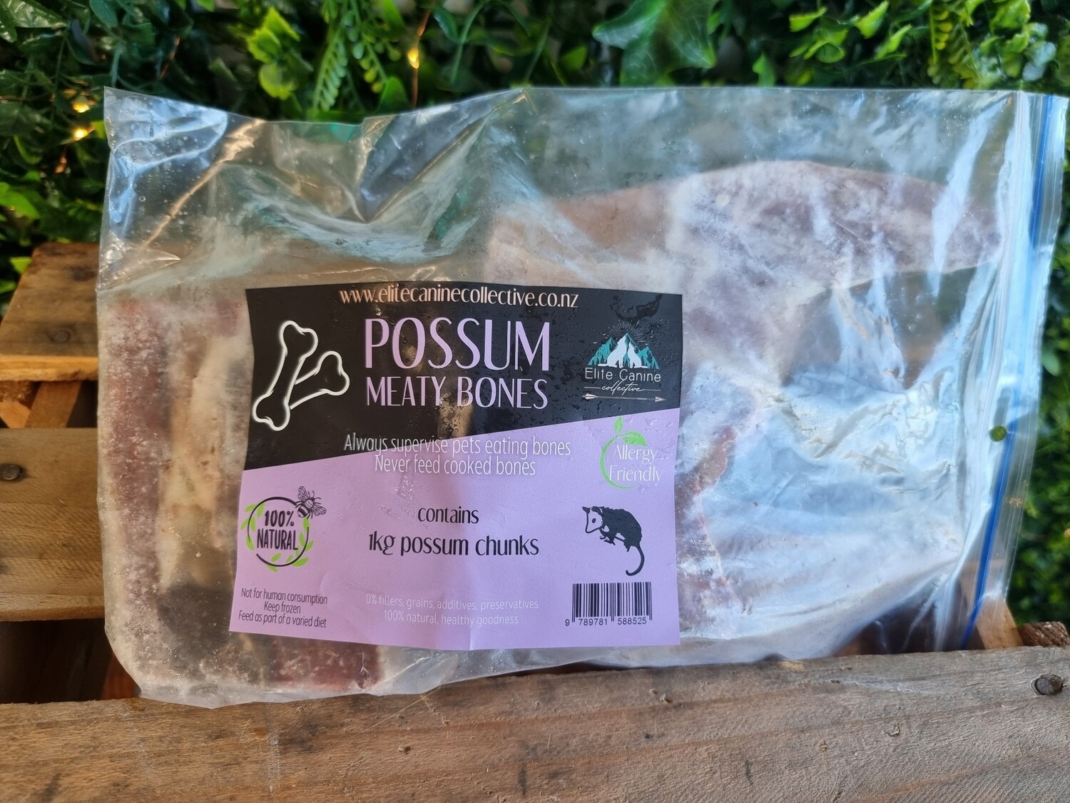 Raw Possum Meaty Bones 1kg