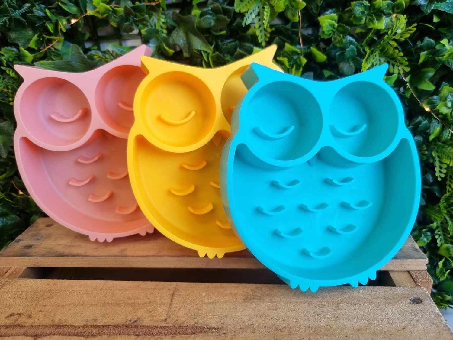 Owl Slow Feeder - Mini, Colour: Blue