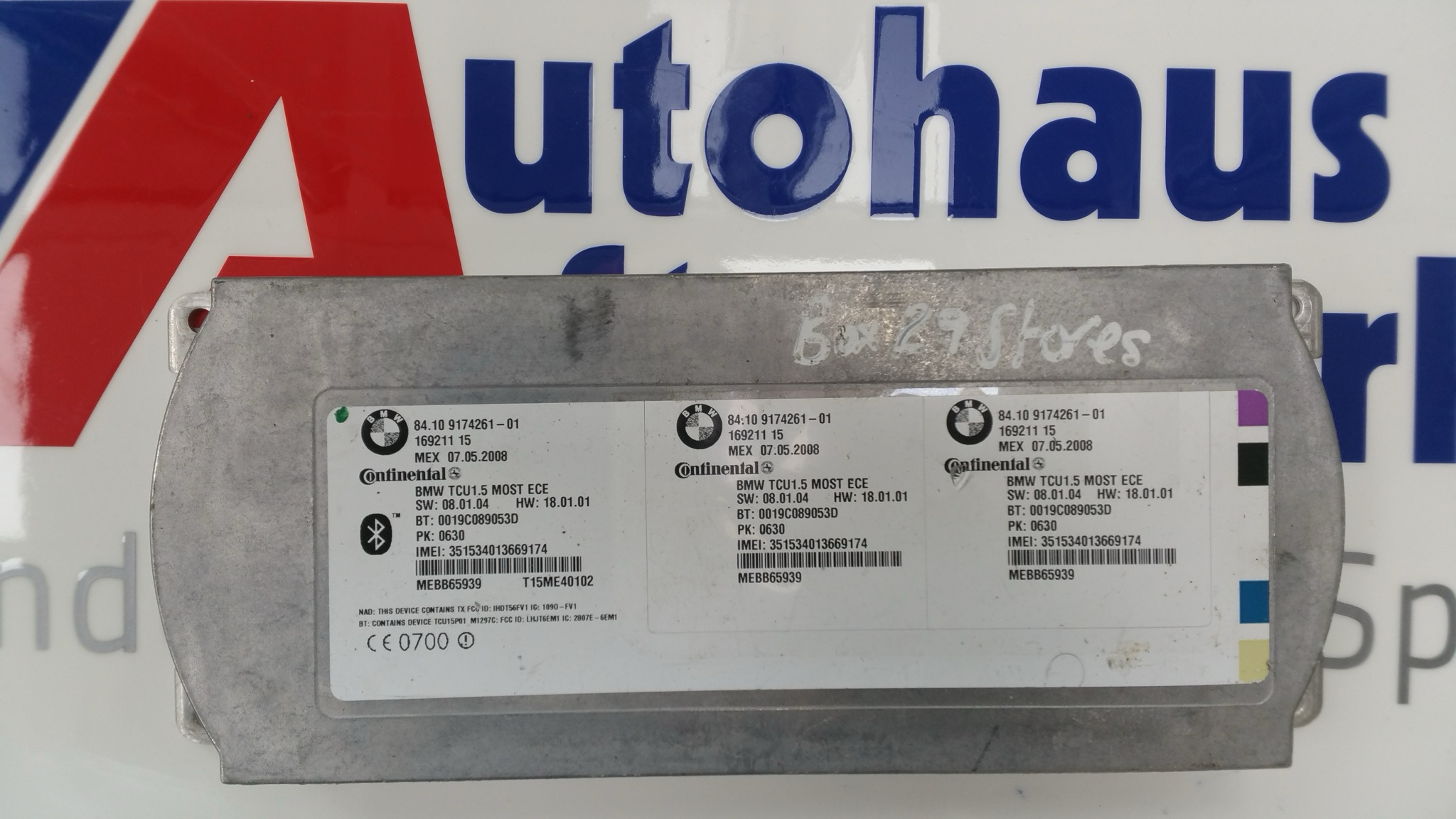 BMW TELEMATICS CONTROL E70