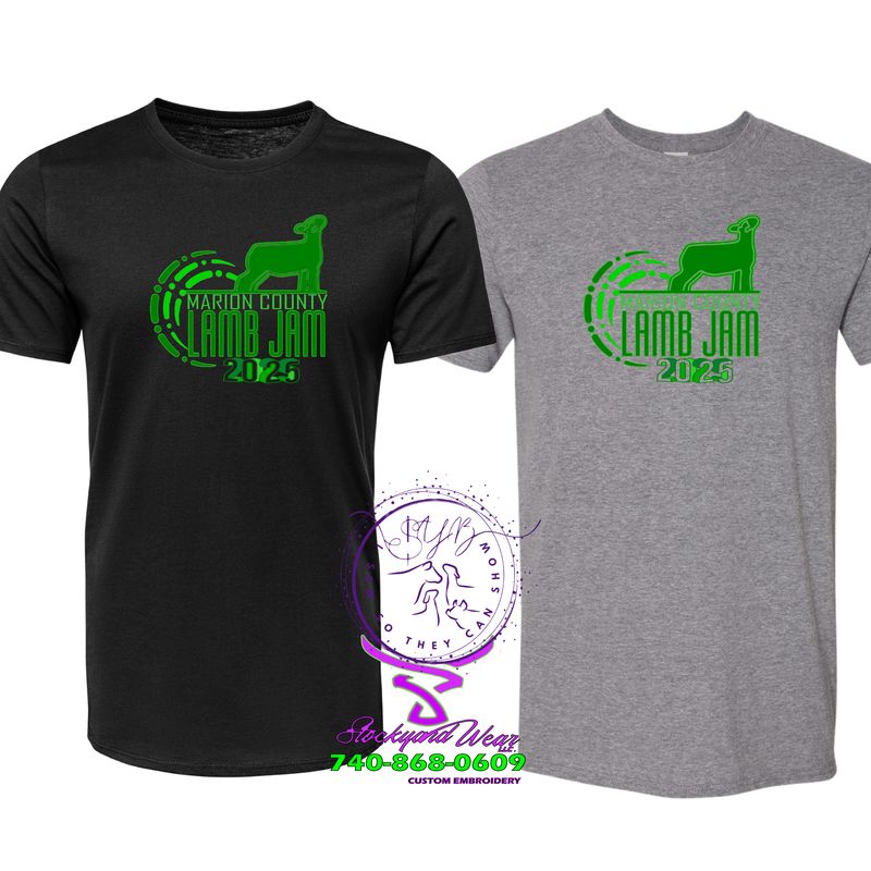 LAMB JAM tshirt 50/50 cotton/polyester
