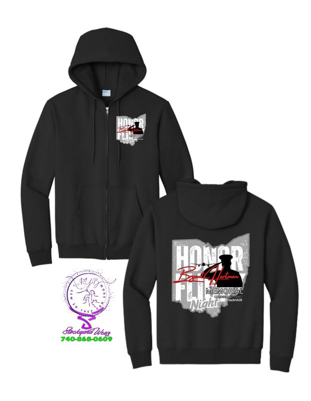 Honor Flight Night Full Zip Hooded Jacket Gildan (only Sold Preorder)
