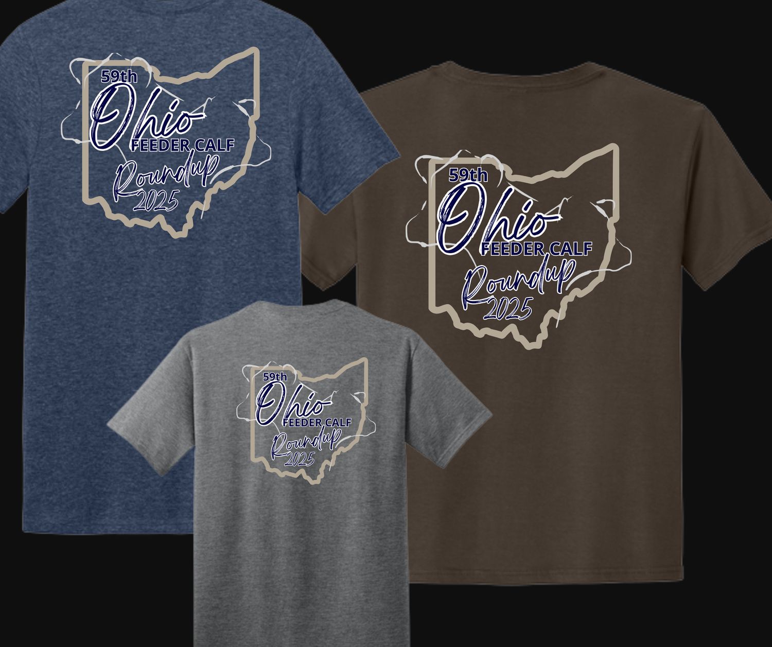 59th OHIO FEEDER CALF ROUNDUP Unisex T-shirt