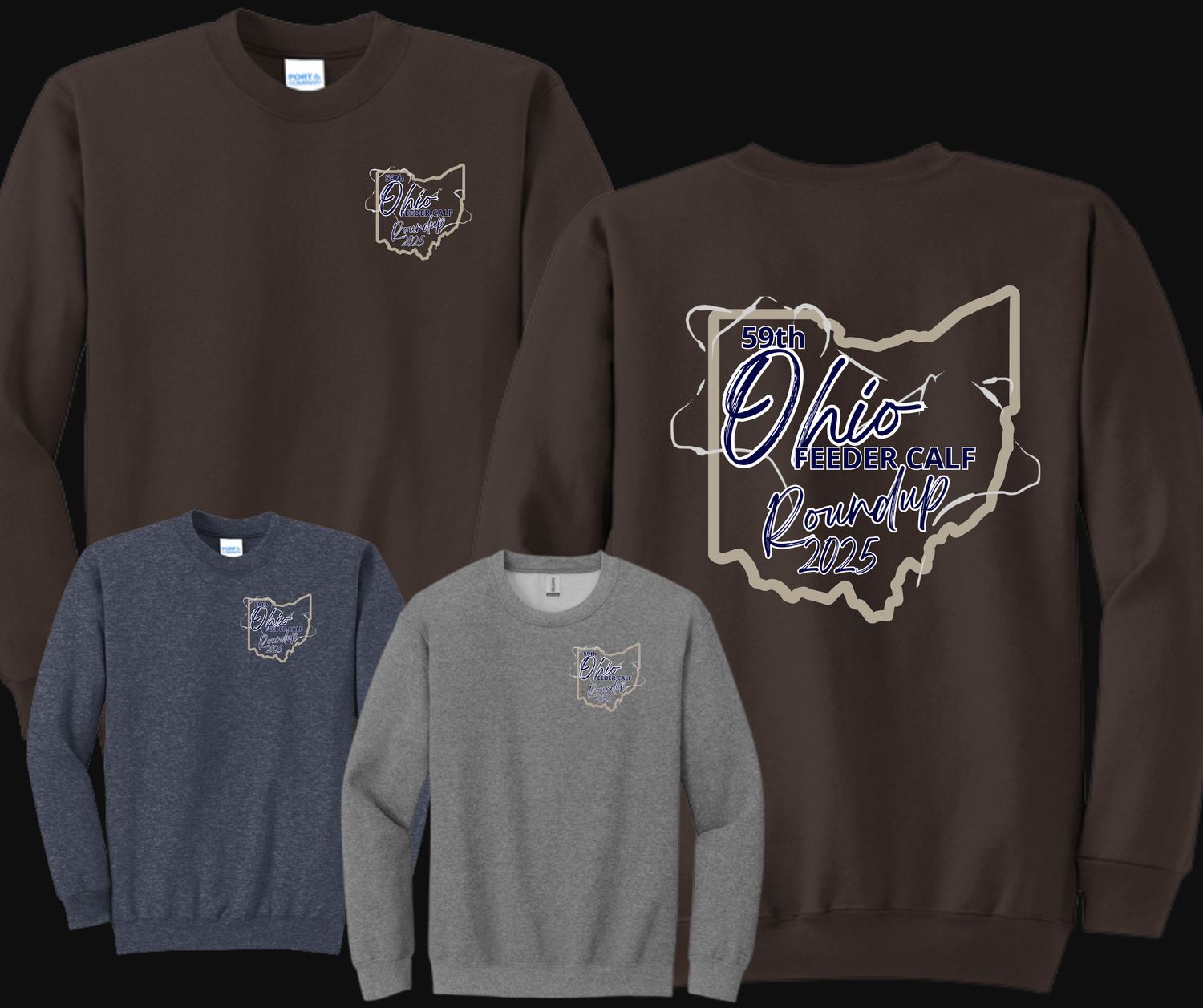 Feeder Calf Roundup 2025 Sweatshirt Crew