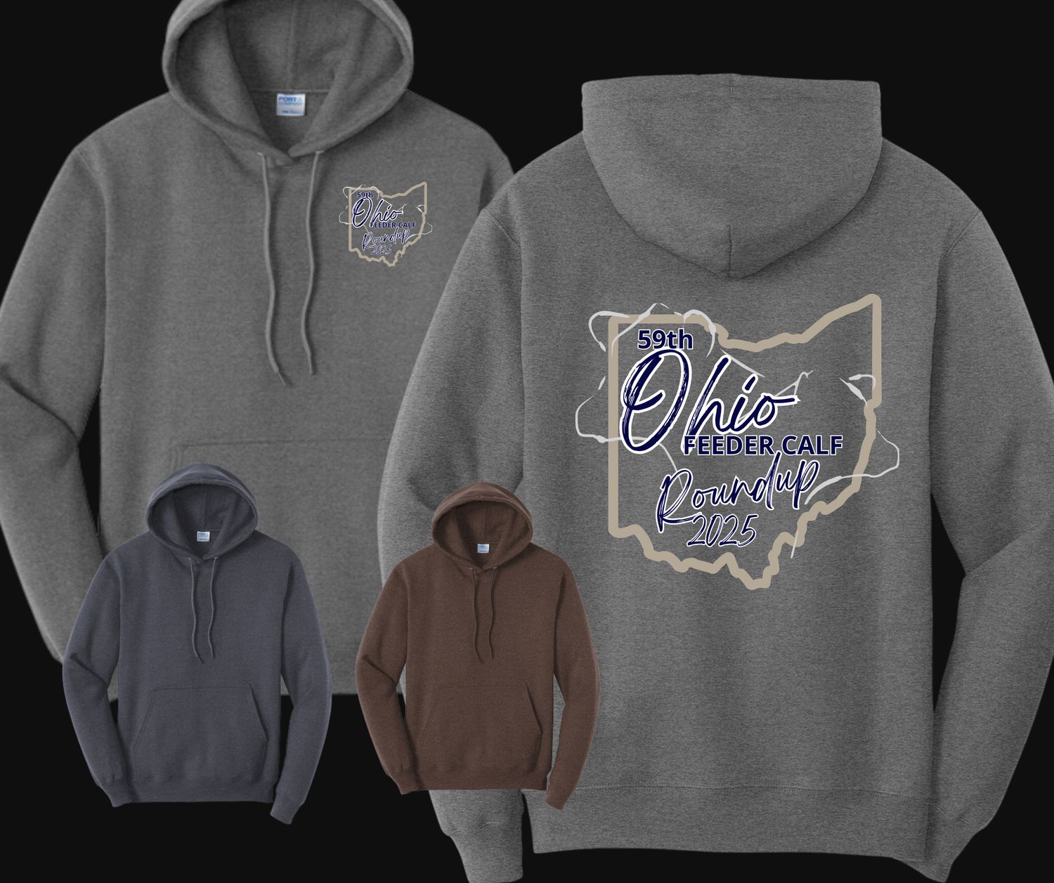 59th Feeder Calf Roundup Hoodie 2025