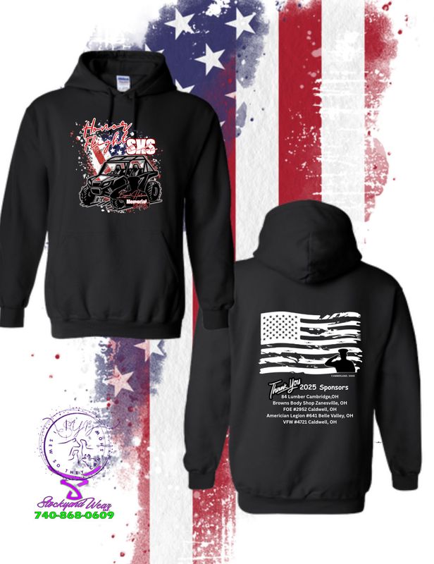 Honor Flight SXS RIDE Hoodie (only Sold Preorder)