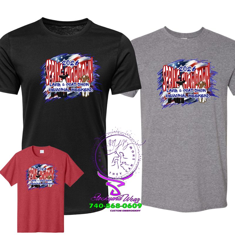 Spring Showdown Lamb &amp; Goat Show SOFTSTYLE tshirt