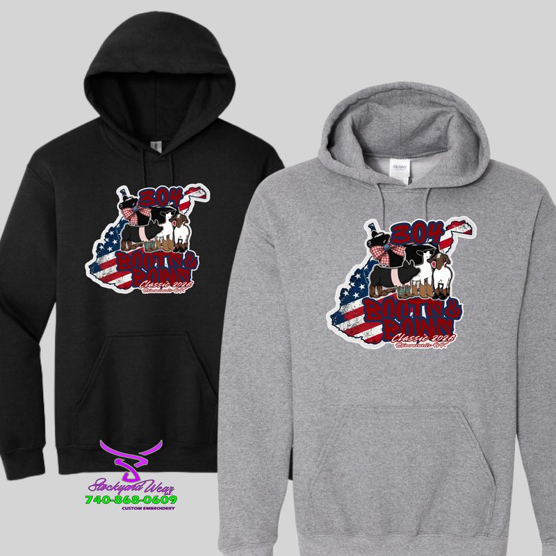 304 BOOTS &amp; BOWS CLASSIC Hoodie