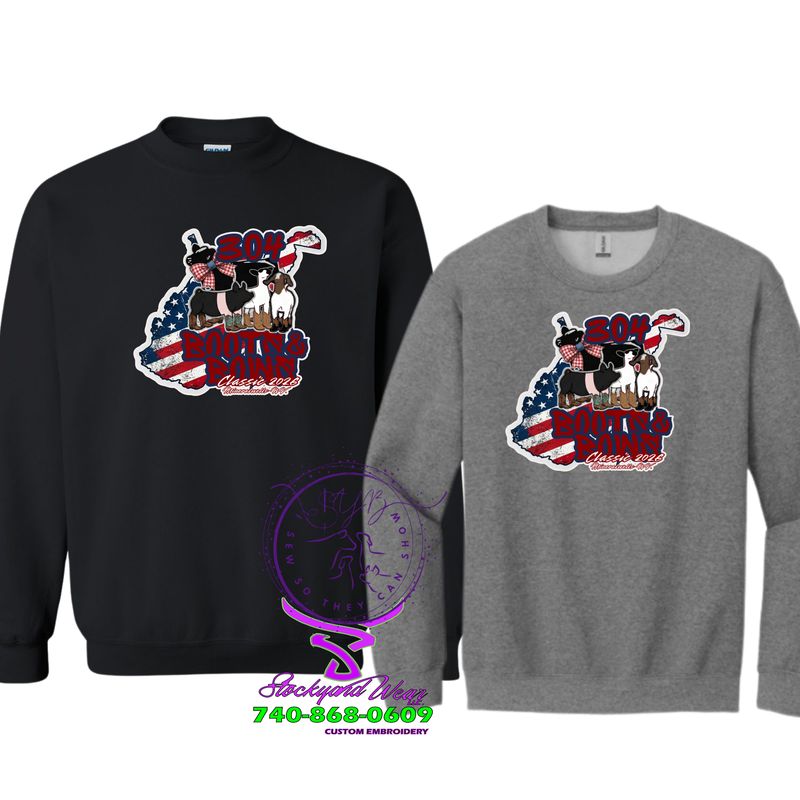 304 BOOTS &amp; BOWS Sweatshirt Crew