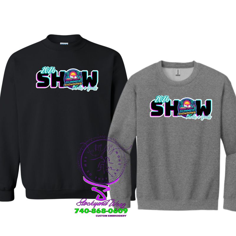 Sweatshirt Crew 2026 Adams County Summer Showdown Sweatshirt Crew 2026 Adams County Summer Showdown