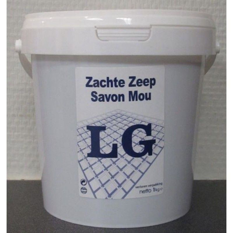 Bruine vaste zeep met deksel