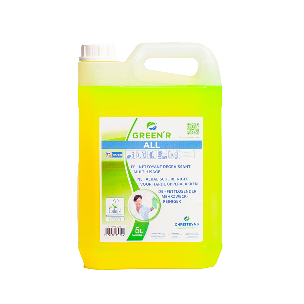 Green'r all : multi-oppervlaktereiniger - ecologische - niet schuimend-2O L Green'r all : multi-oppervlaktereiniger - ecologische - niet schuimend-2O L