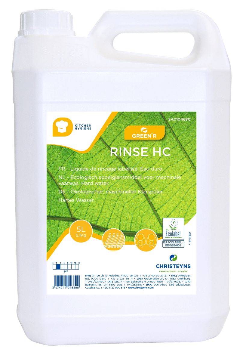 Green'r Rinse HC spoelglansmiddel 5L