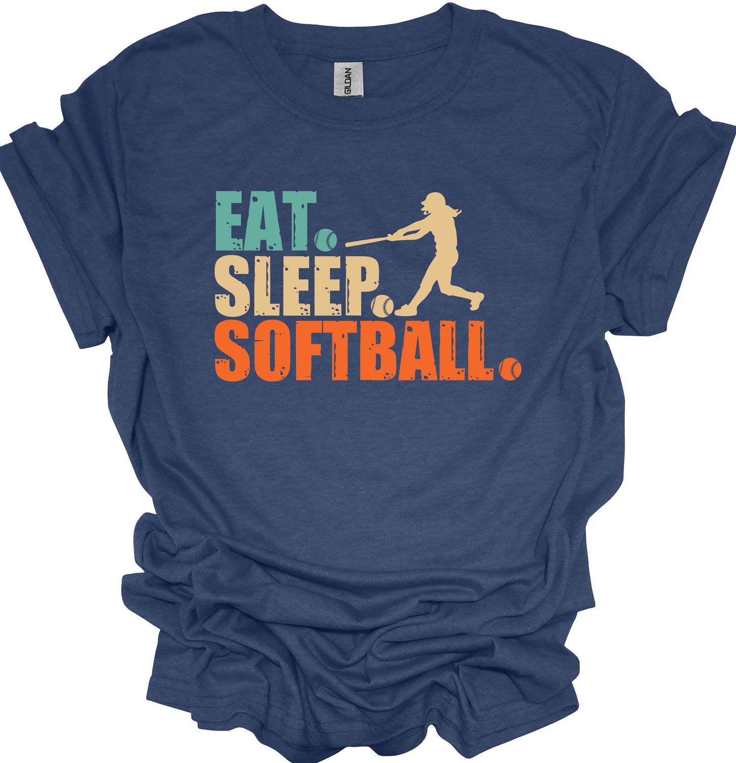 EAT SLEEP SOFTBALL TSHIRT
