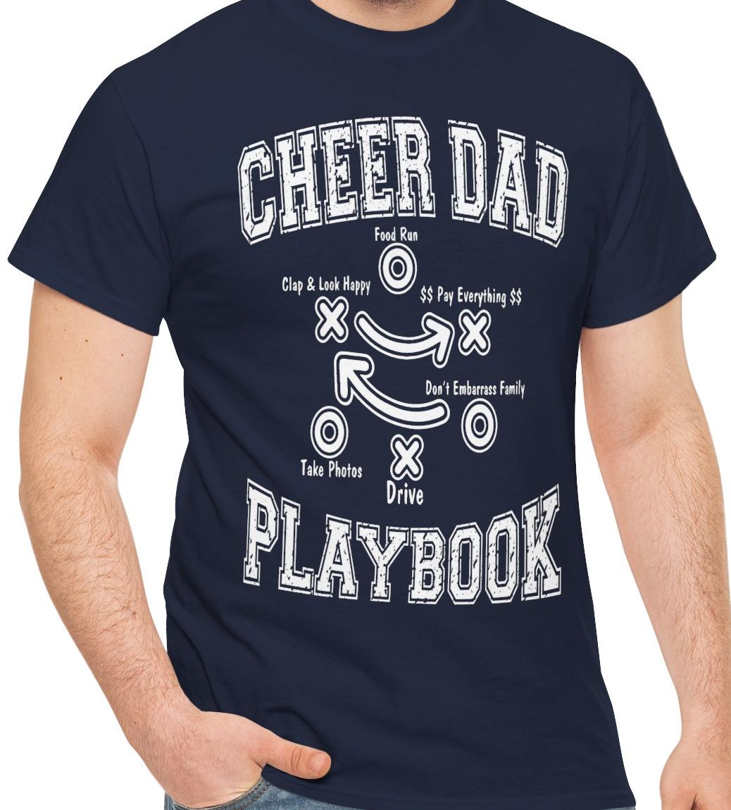 Cheer Dad Playbook Shirt