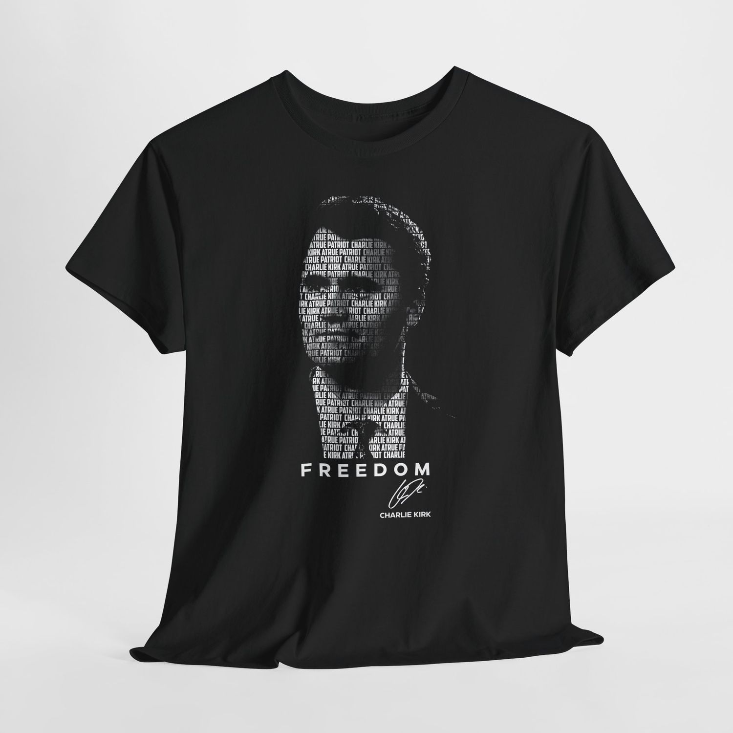 “FREEDOM” Signature Tee – Charlie Kirk