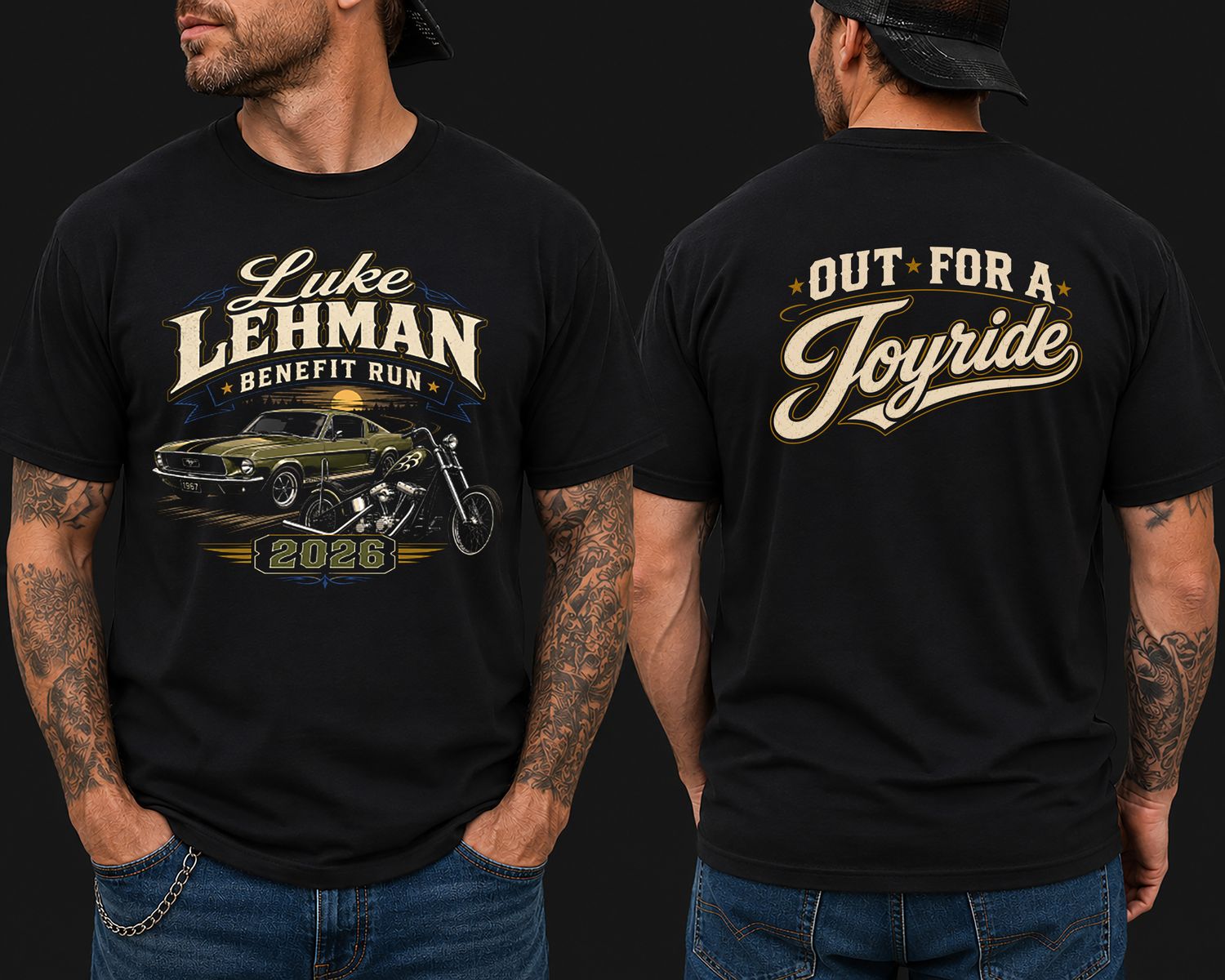 LUKE LEHMAN BENEFIT RUN FUNDRAISER SHIRT