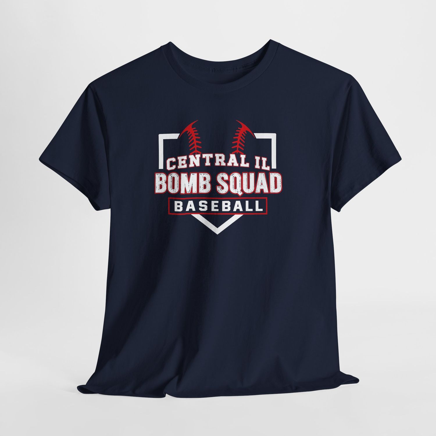 CENTRAL IL BOMB SQUAD SHIRT - HOME PLATE LOGO