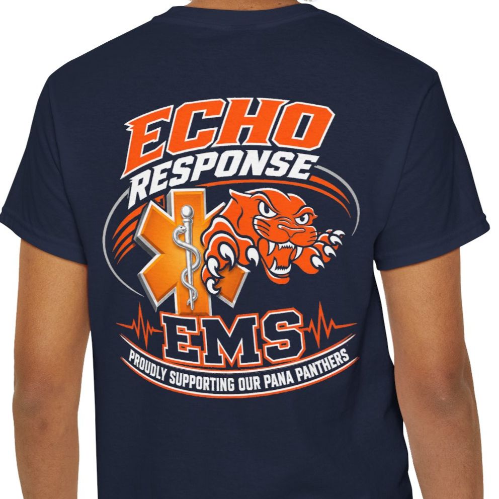 ECHO RESPONSE EMS SUPPORTING PANA PANTHERS SHIRT