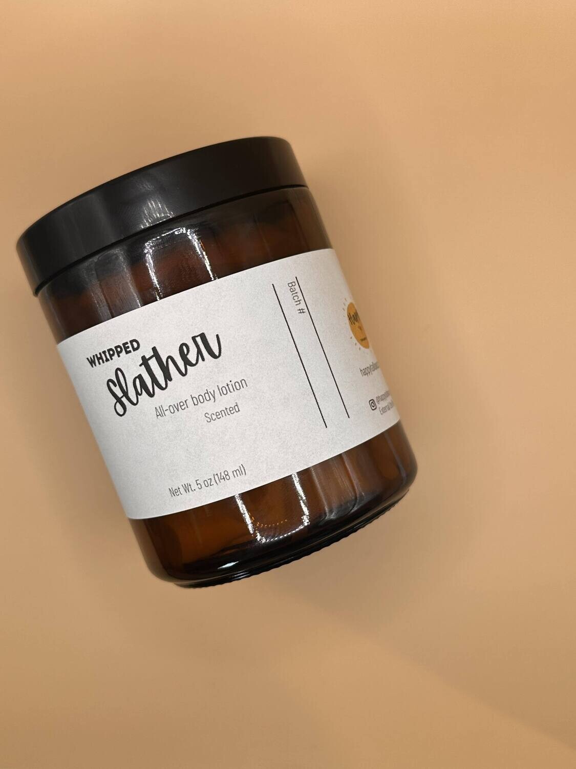 5 oz Whipped Slather Scented (infused cinnamon , Patchouli, Sandalwood)