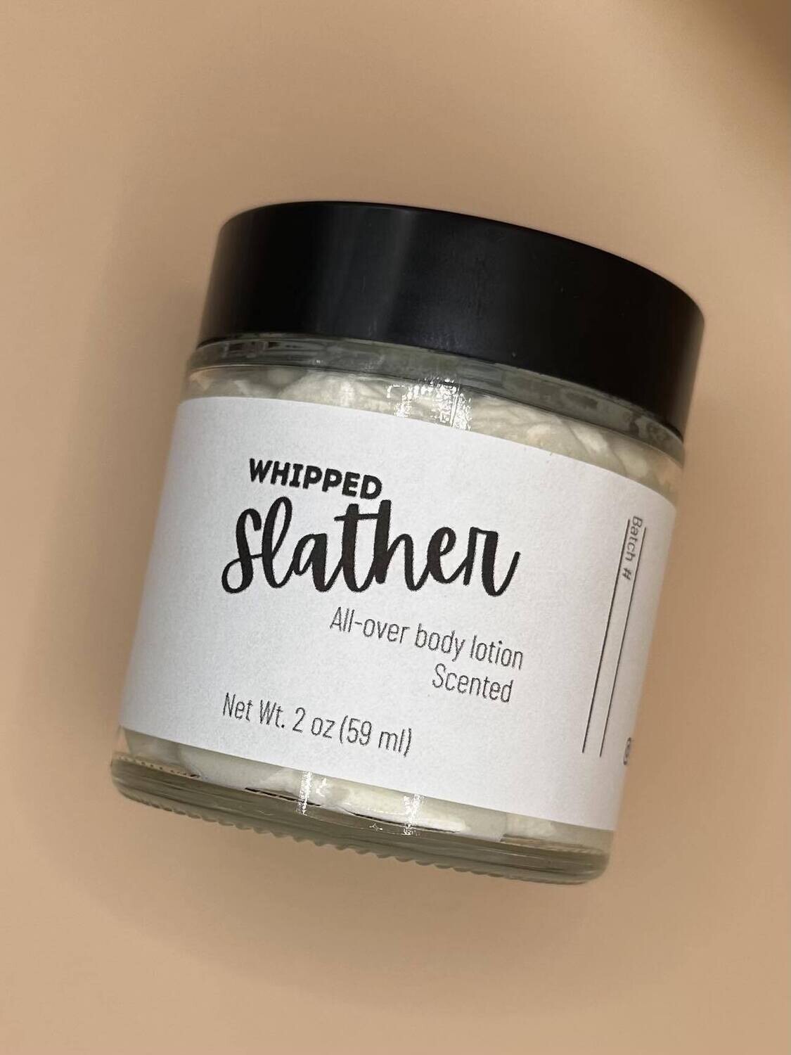 2 oz Scented Whipped Slather (infused cinnamon , sandalwood, cedar wood &amp; patchouli)