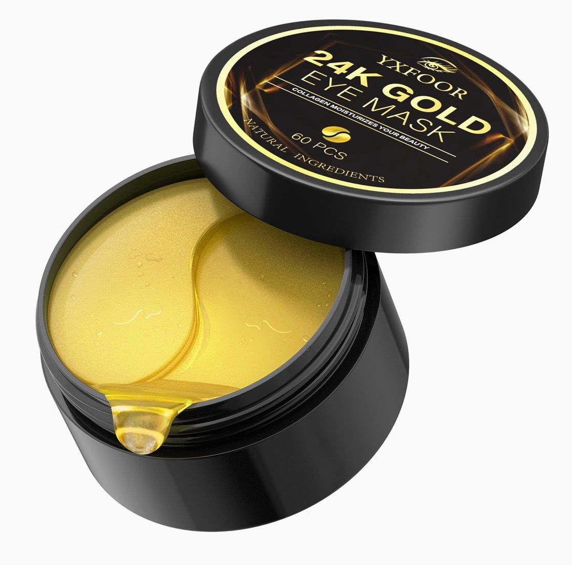 YXFOOR 24K Gold Under Eye Patches