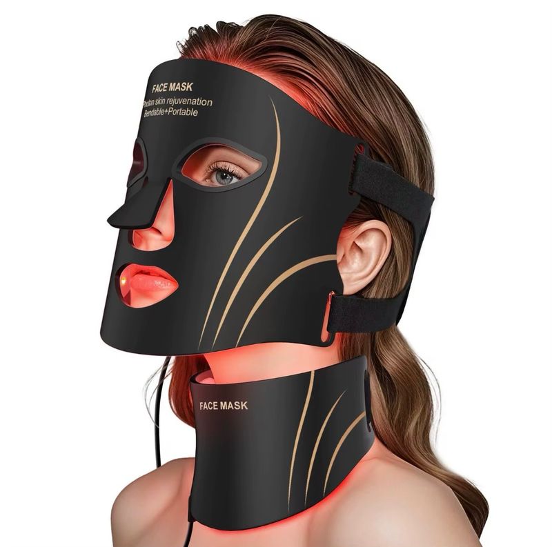 7 Color LED Light Therapy Face & Neck Mask